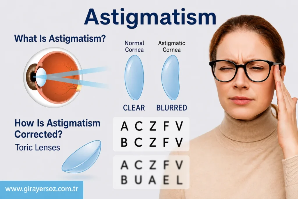 What Is Astigmatism? Symptoms and Treatment Methods for Astigmatism