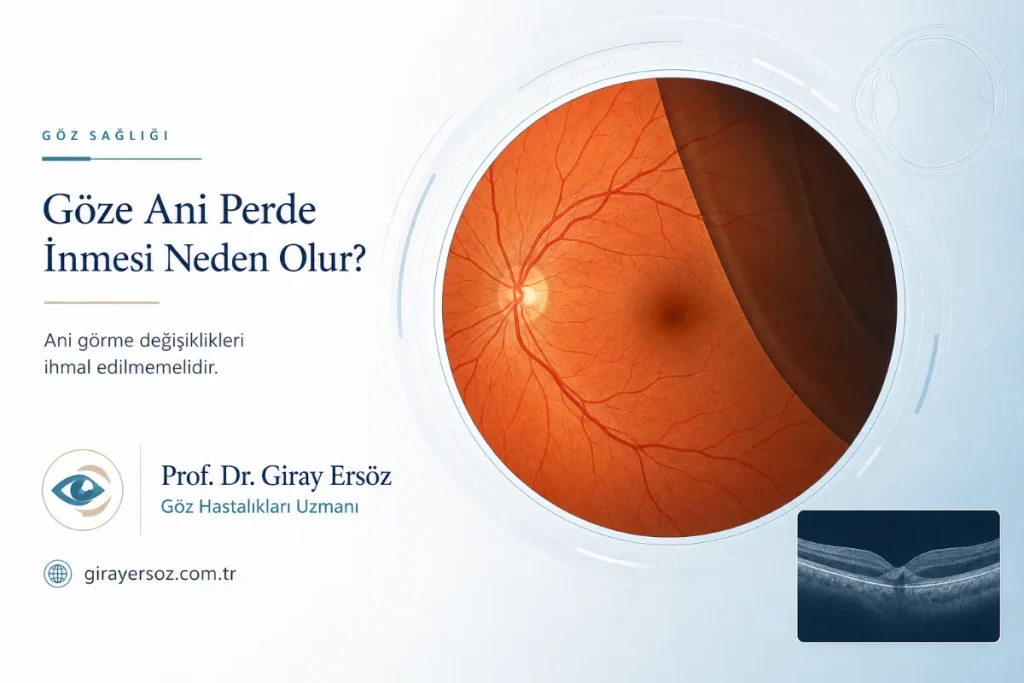 Göze Ani Perde İnmesi Neden Olur?